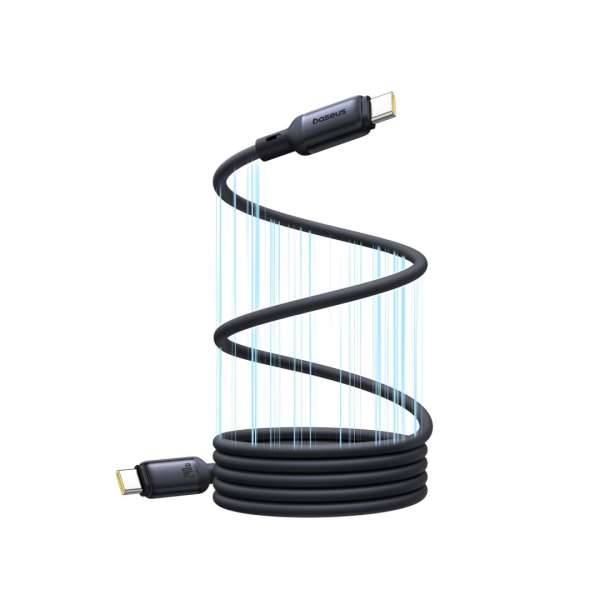 Baseus PicoGo Magnetic Charging Cable USB-C 240W 1m Black