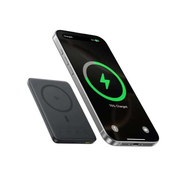 Baseus PicoGo Ultra-Slim Qi2 Magnetic 10000mAh PowerBank Black