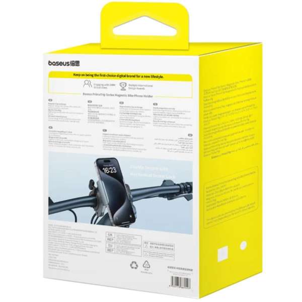 Baseus Prime Trip Magnetic Bike Phone Holder Black