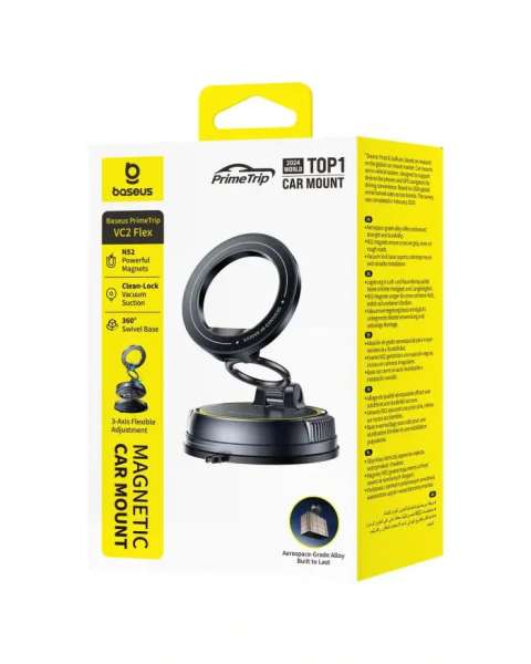 Baseus PrimeTrip VC2 Flex Car Charger Mount Black