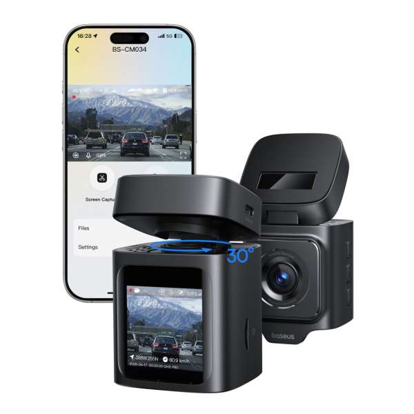 Baseus PrimeTrip VD1 Pro Dash Cam 4K Super Capacity Black