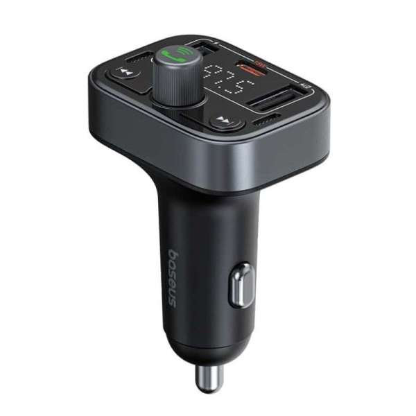 Baseus S09 Pro FM Transzmitter Black