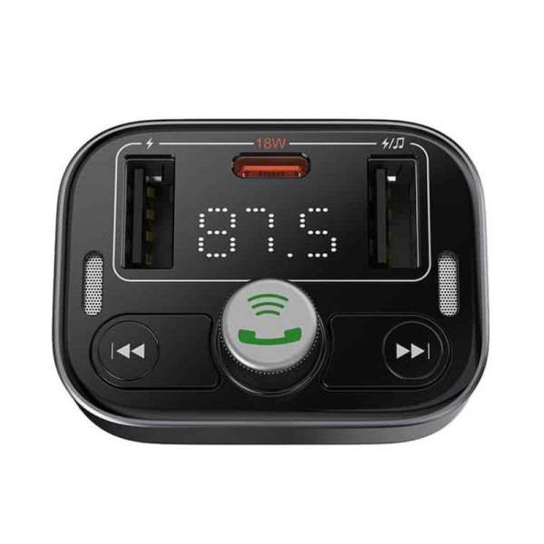 Baseus S09 Pro FM Transzmitter Black