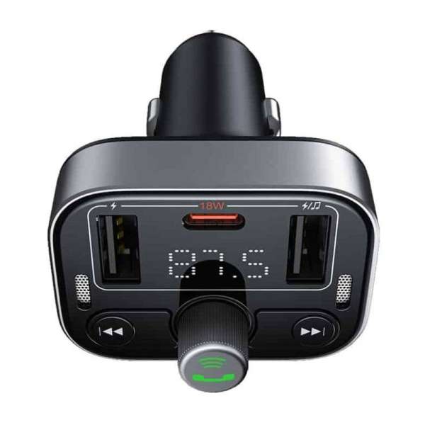 Baseus S09 Pro FM Transzmitter Black