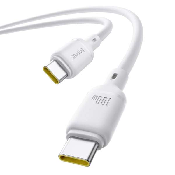 Baseus Silky Ser.Charging Cable Type-C to Type-C 100W 1m White