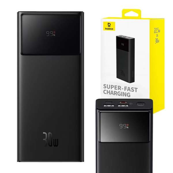 Baseus Star-Lord Digital Display Fast Charging 20000mAh PowerBank Black