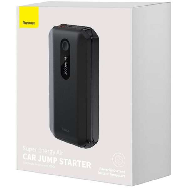 Baseus Super Energy Car Jump Starter 10000 mAh PowerBank Black