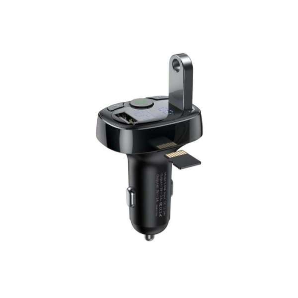 Baseus CCTM-01 T típusú Bluetooth FM Transzmitter Black