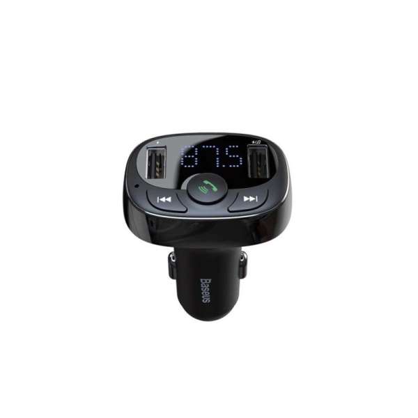 Baseus CCTM-01 T típusú Bluetooth FM Transzmitter Black