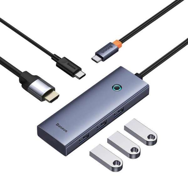 Baseus UltraJoy 5in1 Docking Station Grey