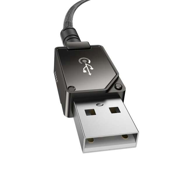 Baseus Unbreakable Series 2.4A USB to Lightning Fast Charging Data cable 1m Black