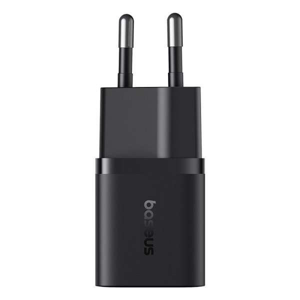 Baseus USB-C GaN5 mini 25W mains charger Black