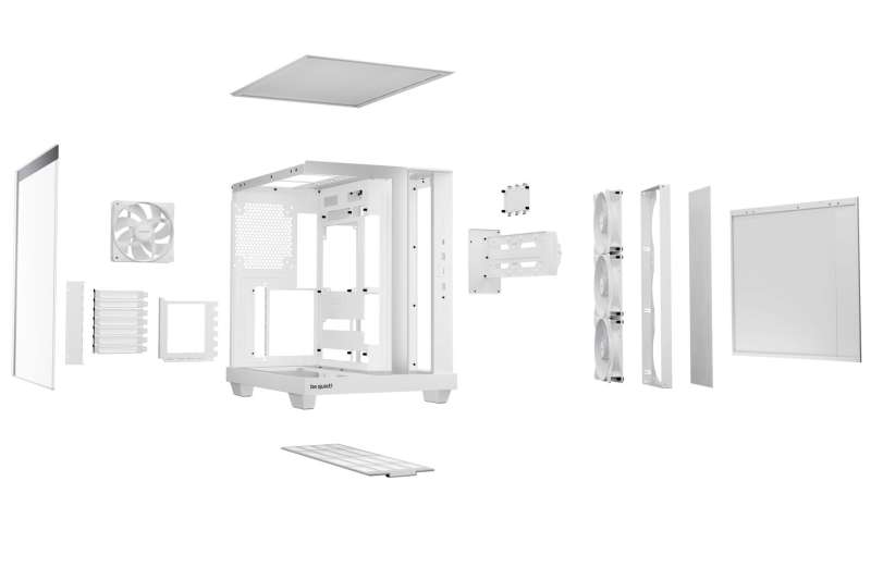 Be quiet! Light Base 500 LX Tempered Glass White