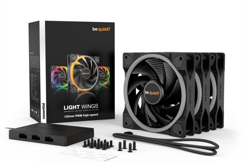 Be quiet! LIGHT WINGS 120mm PWM high-speed triple pack