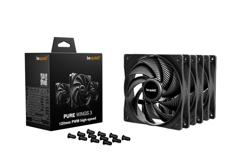 Be quiet! Pure Wings 3 120mm PWM HS (3-Pack)