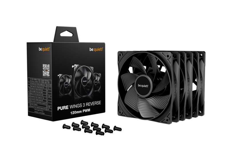 Be quiet! Pure Wings 3 120mm PWM Reverse (3-Pack)