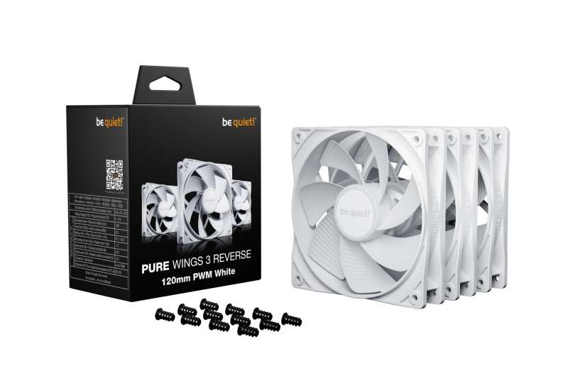 Be quiet! Pure Wings 3 120mm PWM Reverse White (3-Pack)