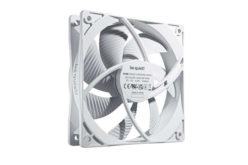 Be quiet! Pure Wings 3 120mm PWM Reverse White (3-Pack)