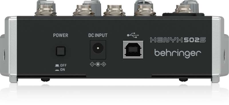 Behringer XENYX 502S Premium Analog 5-Input Mixer with USB Streaming Interface