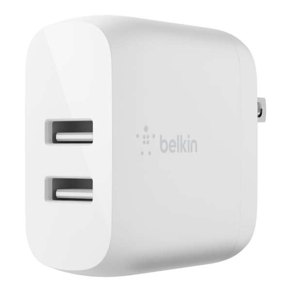 Belkin Dual USB-A Charger 24W White