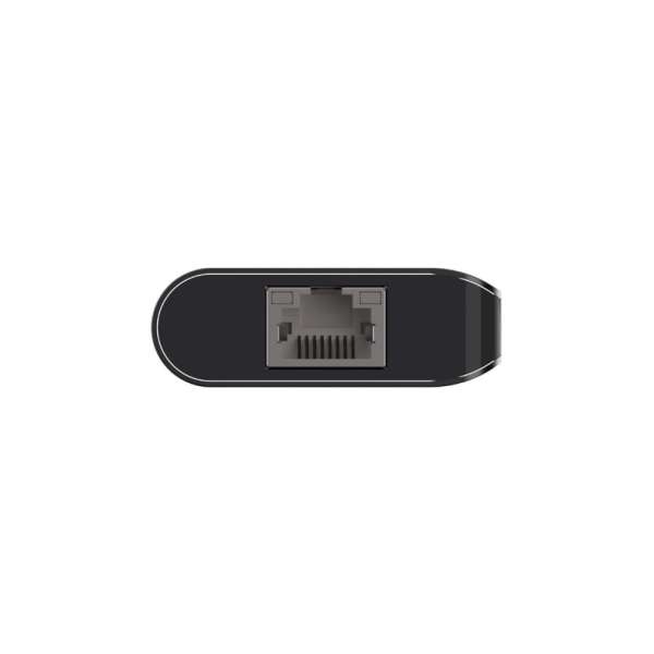Belkin Connect USB-C 6-in-1 Multiport Adapter Gray