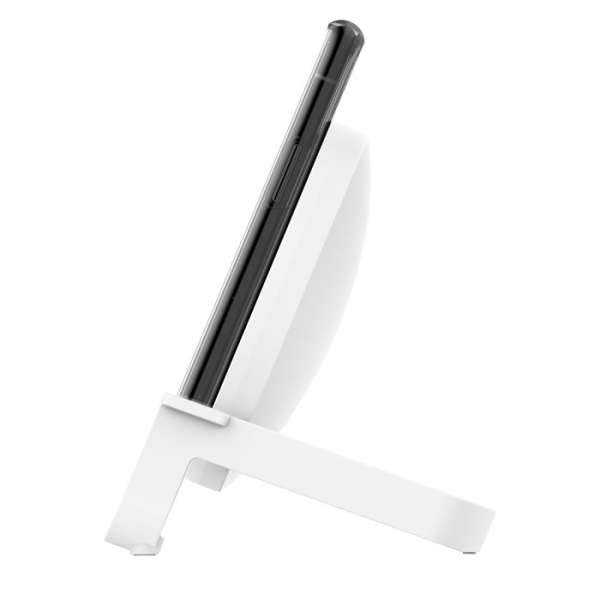 Belkin Boost Charge 10W Wireless Charging Stand 10W (AC Adapter Not Included) White