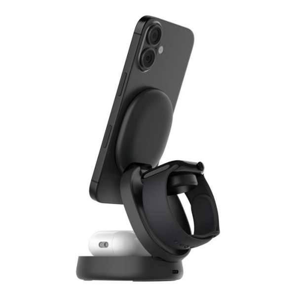 Belkin Boost Charge foldable magsafe 3-in-1 Charger Qi2 Black