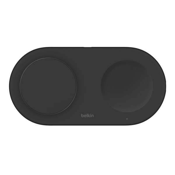 Belkin BOOST Charge Pro 2in1 Qi2 15w Magnetic Charging Pad Black