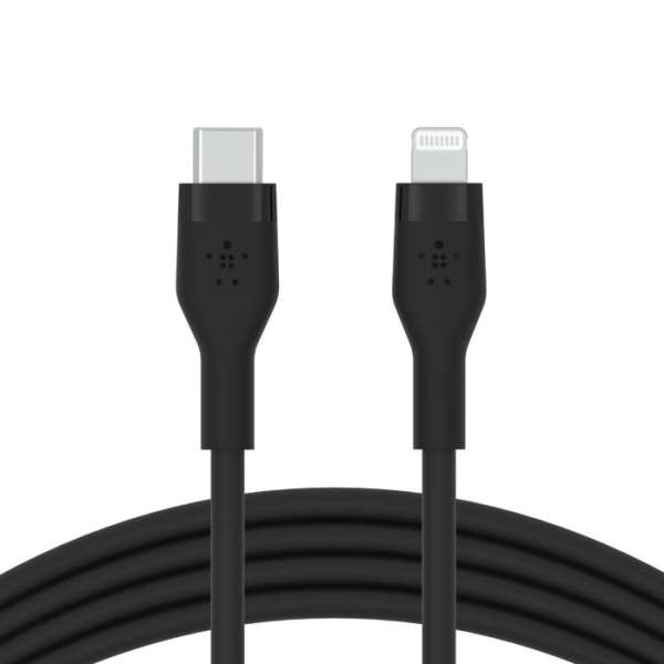 Belkin BoostCharge Flex USB-C Cable with Lightning Connector 2m Black
