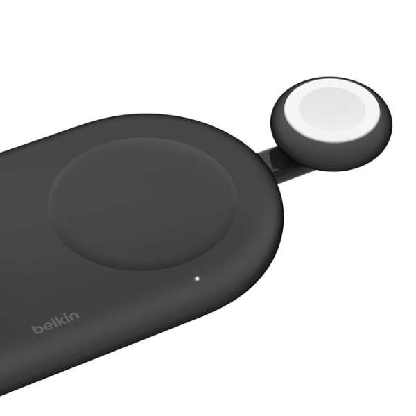 Belkin BoostCharge Portable USB-C Apple Watch Charger Black