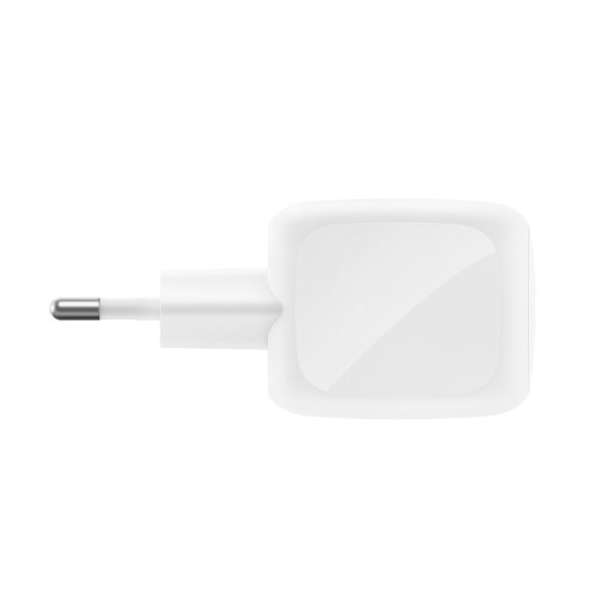 Belkin BoostCharge Pro 2-Port USB-C 50W Adapter White