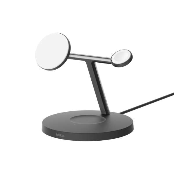 Belkin BoostCharge Pro 3-in-1 Wireless Charging Stand with Qi2 15W Black