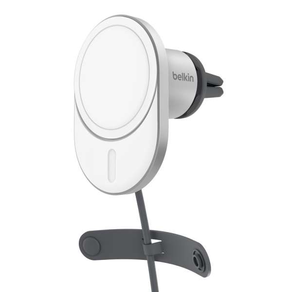 Belkin BoostCharge Pro Magnetic Wireless Car Charger with Qi2 15W Grey