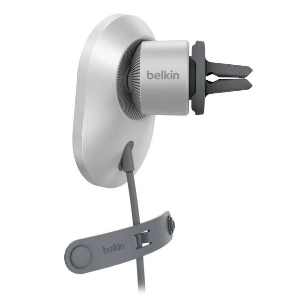 Belkin BoostCharge Pro Magnetic Wireless Car Charger with Qi2 15W Grey
