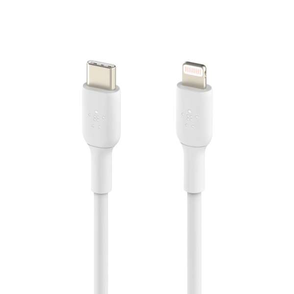Belkin BoostCharge USB-C to Lightning Cable 2m White