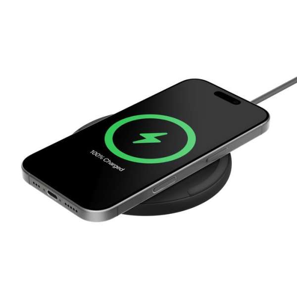 Belkin BoostCharge Wireless Charging Pad 15W Black (with adapter)