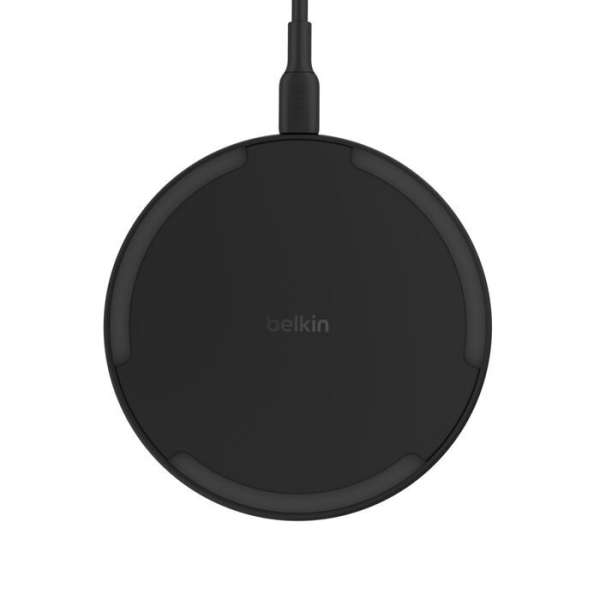 Belkin BoostCharge Wireless Charging Pad 15W Black (with adapter)