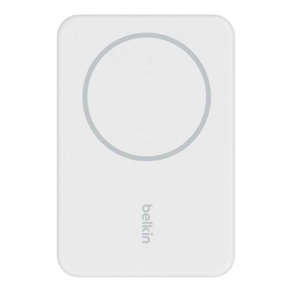 Belkin BPD004BTWT BoostCharge Magnetic Wireless 5000mAh PowerBank + Stand White
