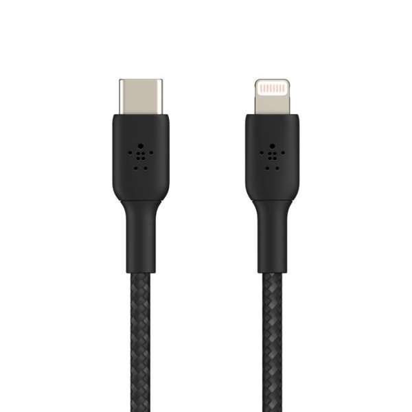 Belkin Braided USB-C to Lightning Cable 2m Black