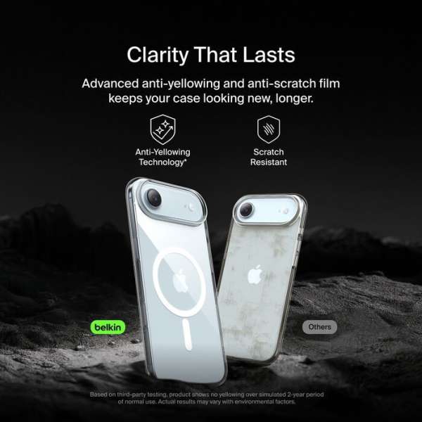 Belkin Clear Series Case for iPhone Air Transparent