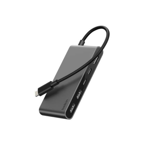 Belkin Connect 5-Port USB-C Hub with Dual USB-C Ports Space Grey