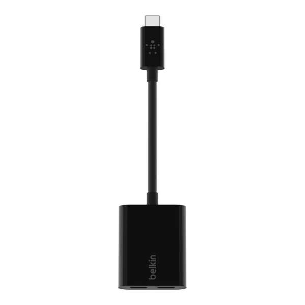 Belkin Connect USB-C Audio + Charge Adapter Black