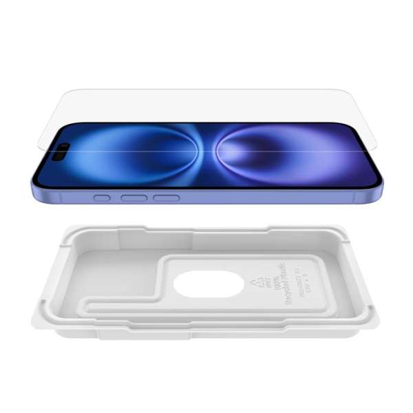 Belkin ScreenForce InvisiGlass Treated Screen Protector for iPhone 16 Plus/15 Plus/14 Pro Max