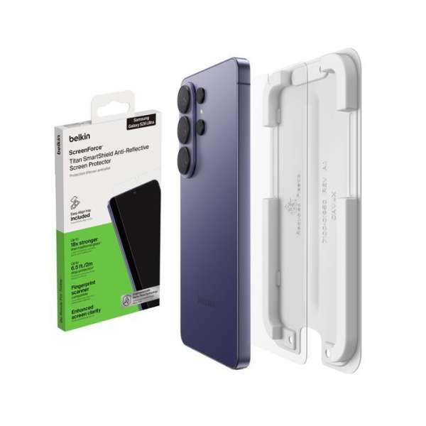Belkin ScreenForce Titan SmartShield Anti-Reflective Screen Protector for Samsung Galaxy S26 Ultra