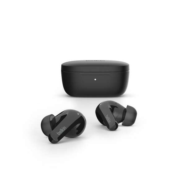 Belkin SoundForm Flow Noise Cancelling Earbuds Headset Black