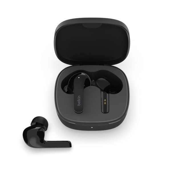 Belkin SoundForm Flow Noise Cancelling Earbuds Headset Black
