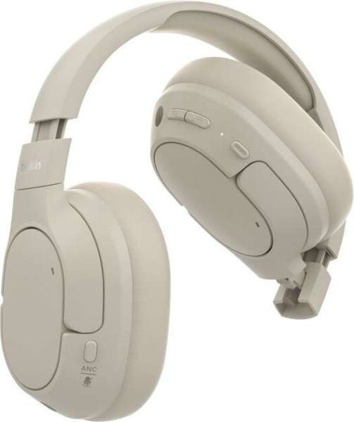 Belkin Soundform Isolate Bluetooth Headset Sand