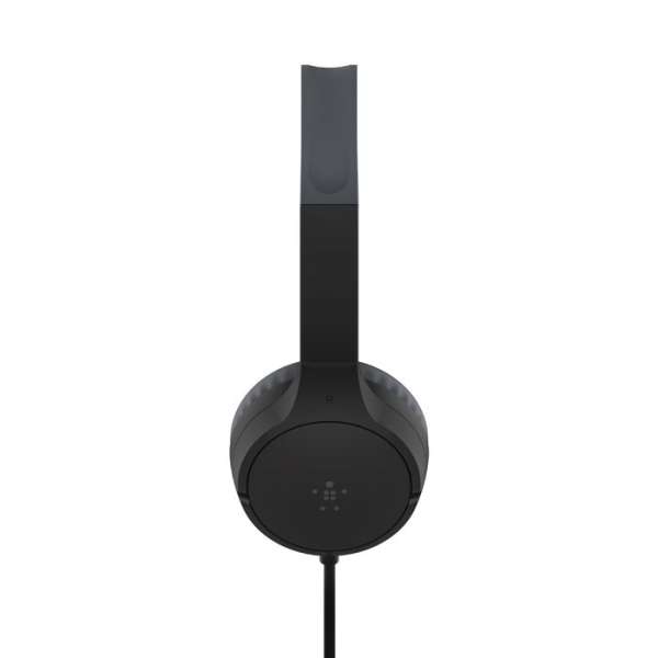 Belkin SoundForm Mini Wired On-Ear Headphones for Kids Black