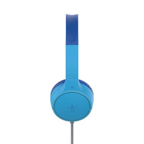 Belkin Soundform Mini Wired On-Ear Headphones for Kids Blue