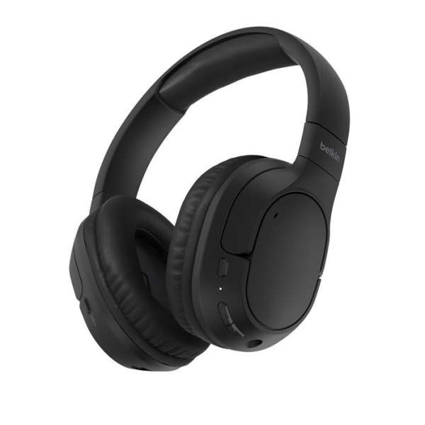 Belkin SoundForm Surround Wireless Over-Ear Headphones Black